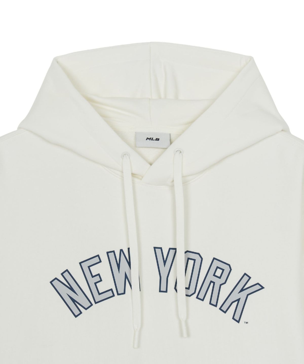 엠엘비(MLB) 시그니처 바시티 레터링 후드티 NY (Cream)
