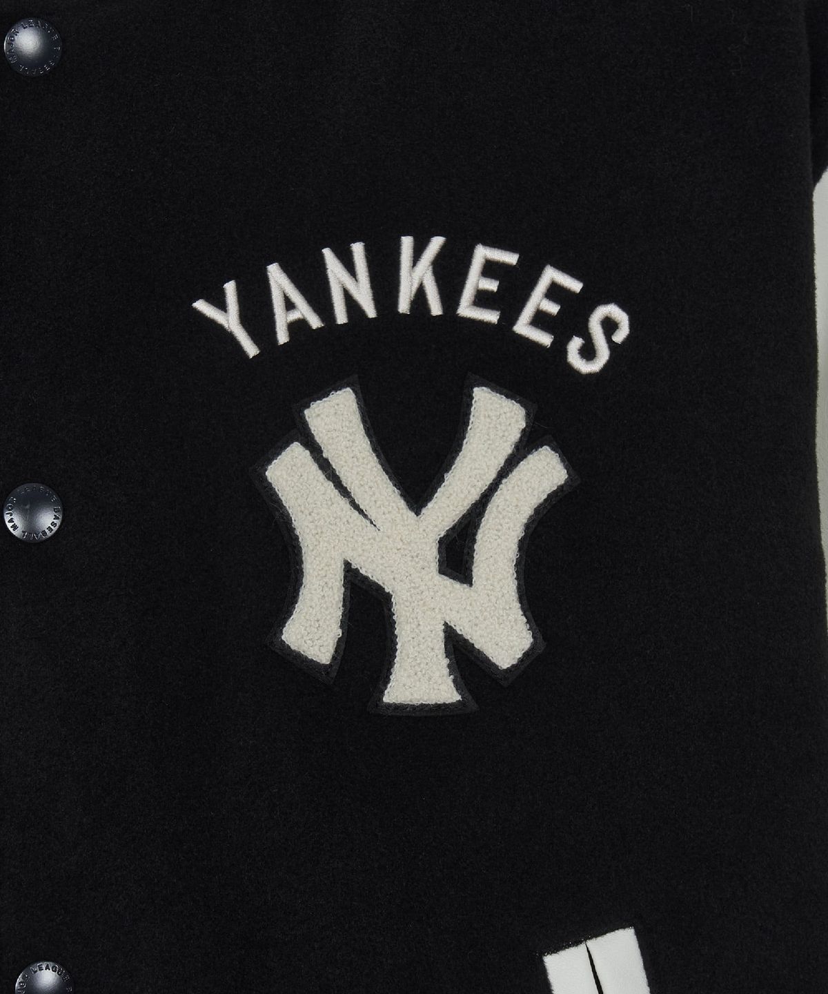 엠엘비(MLB) 시그니처 울 바시티자켓 NY (Black)