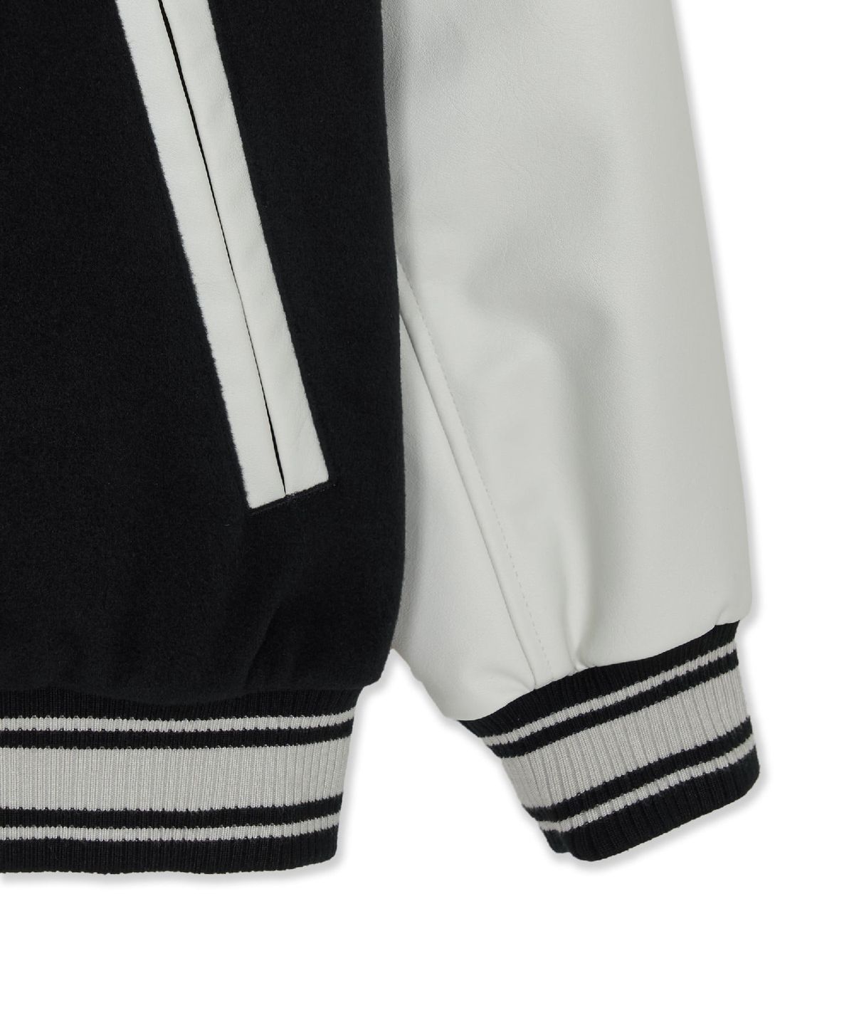 엠엘비(MLB) 시그니처 울 바시티자켓 NY (Black)