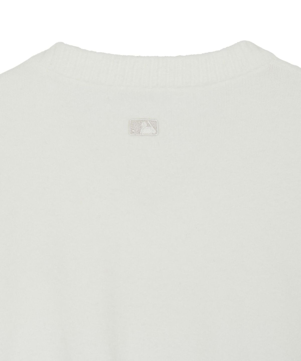 엠엘비(MLB) 여성 베이직 브이넥 스웨터 풀오버 NY (Cream)