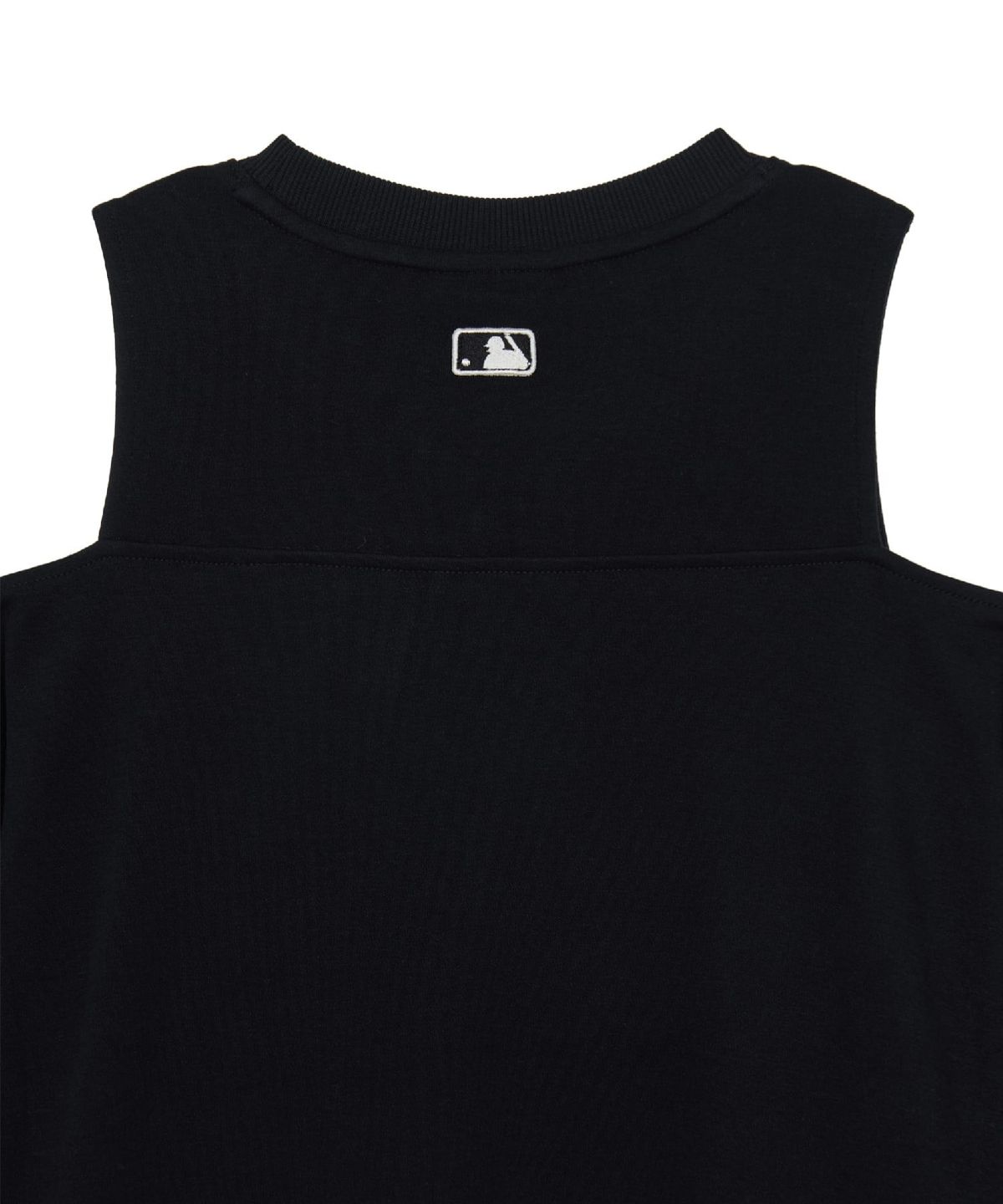 엠엘비(MLB) 여성 베이직 스포티브 컷아웃 숄더 맨투맨 LA (Black)