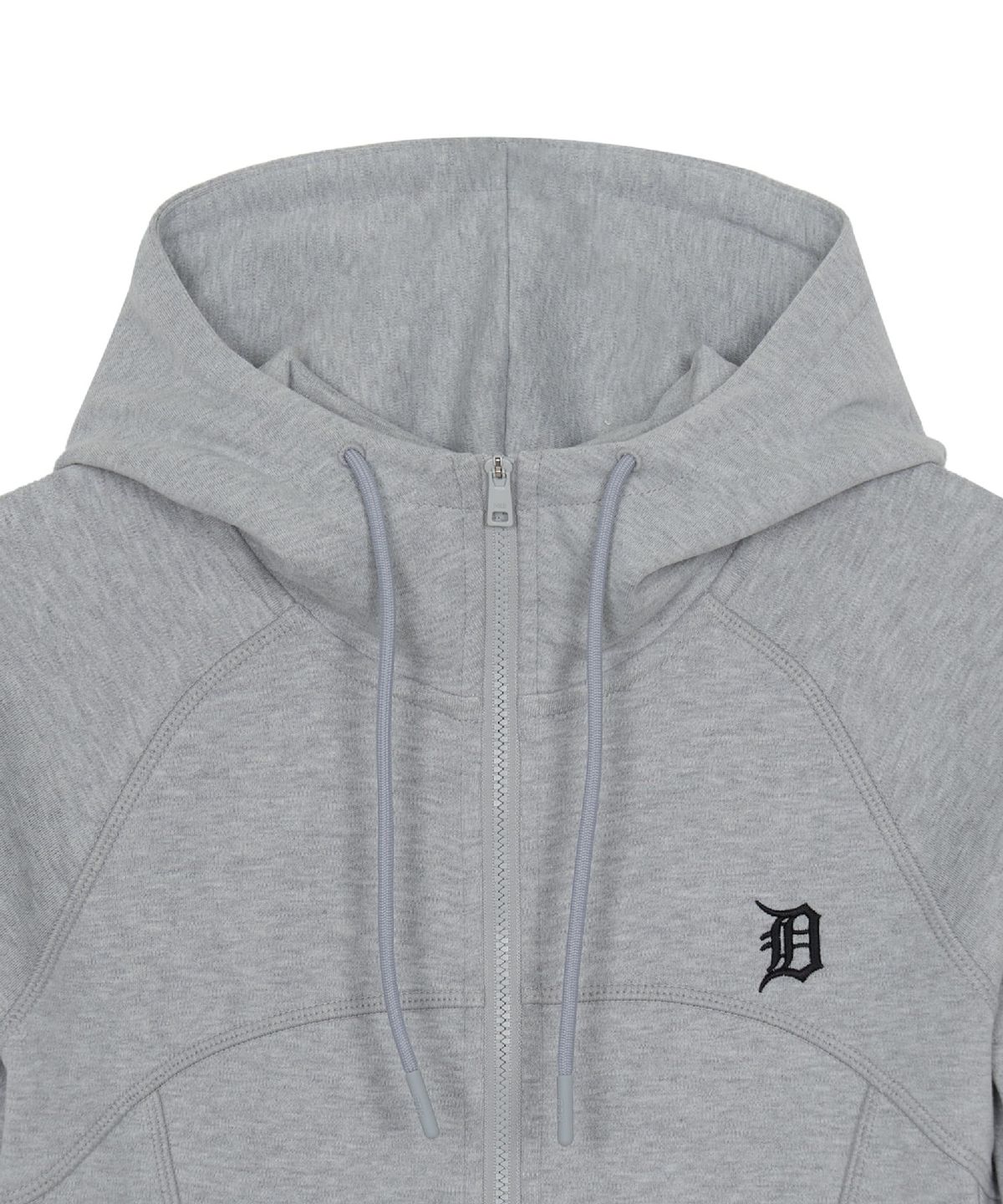 엠엘비(MLB) 여성 베이직 스포티브 절개 후드집업 DET (Melange Grey)