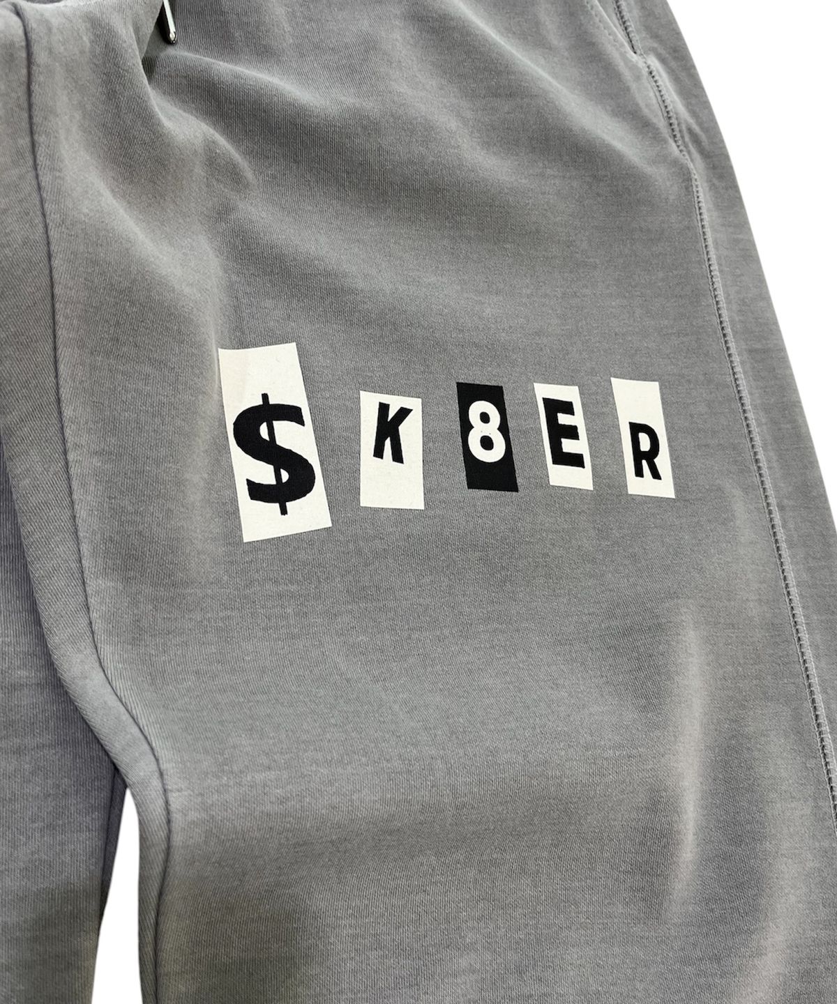 스케이터락(SK8ER ROCK) Holy Sk8 Pigment Sweat Pants (gray)