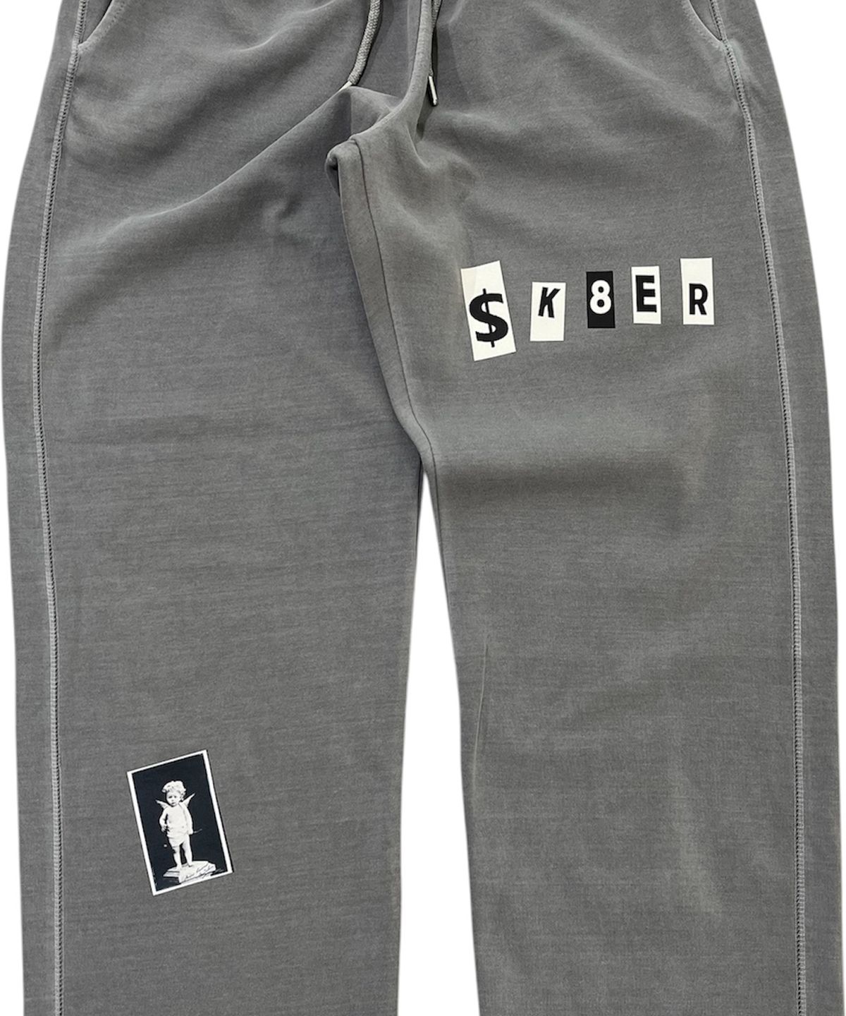 스케이터락(SK8ER ROCK) Holy Sk8 Pigment Sweat Pants (gray)