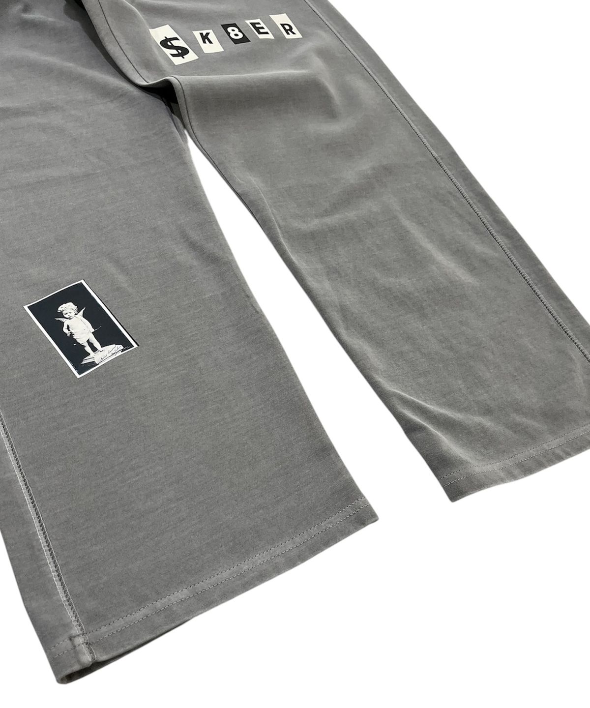 스케이터락(SK8ER ROCK) Holy Sk8 Pigment Sweat Pants (gray)