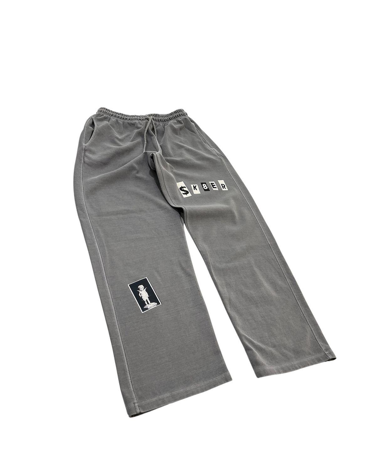스케이터락(SK8ER ROCK) Holy Sk8 Pigment Sweat Pants (gray)