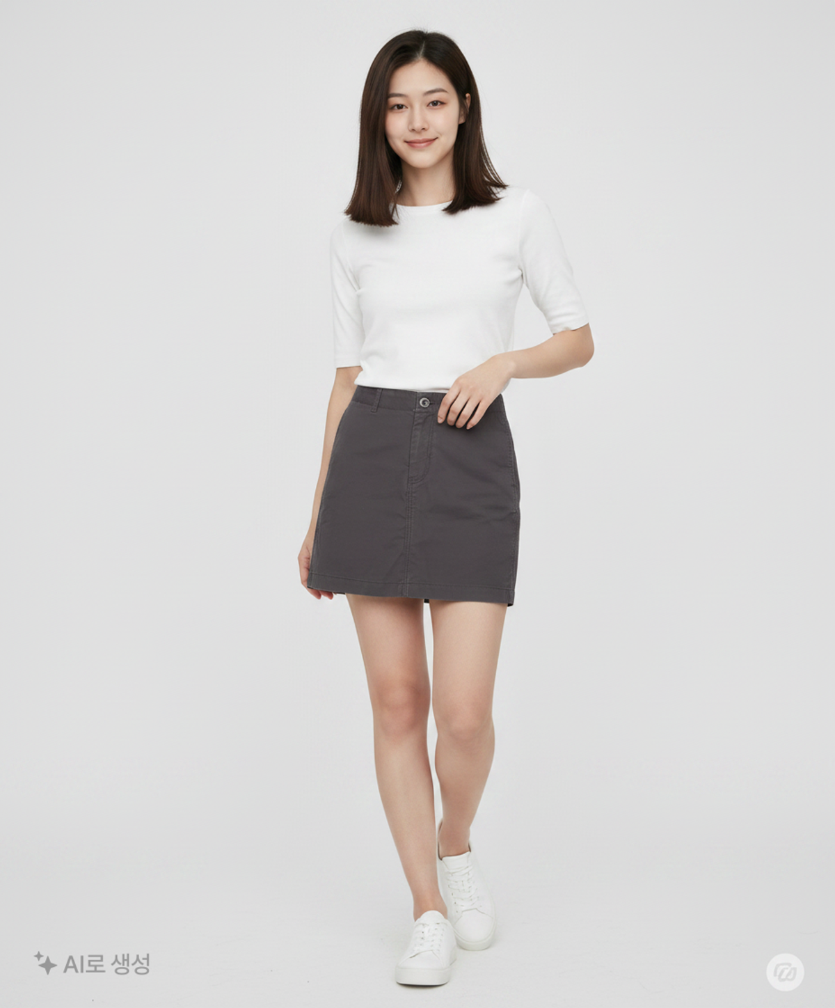 몽돌(MONGDOL) 시그니처 코튼 미니 스커트 MDSK020_6 Colors M