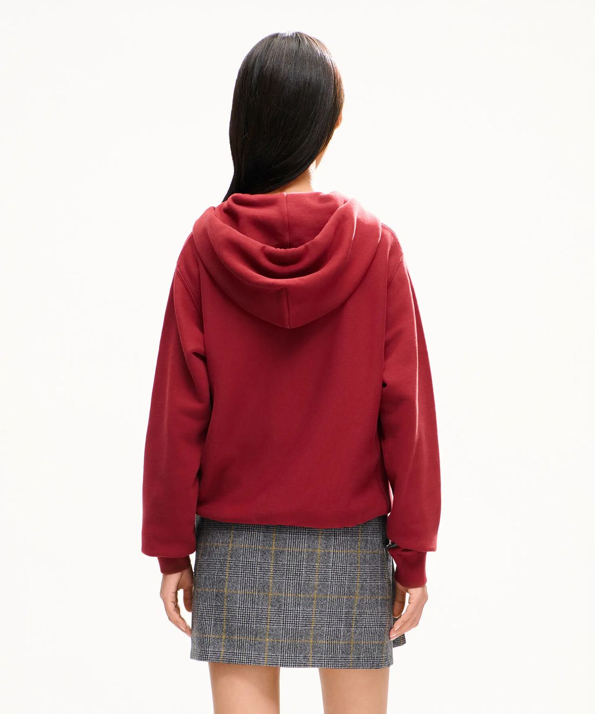 겐조(KENZO) 여성 에펠 타워 디자인 클래식 집 업 후디_K266AWWE03RDX