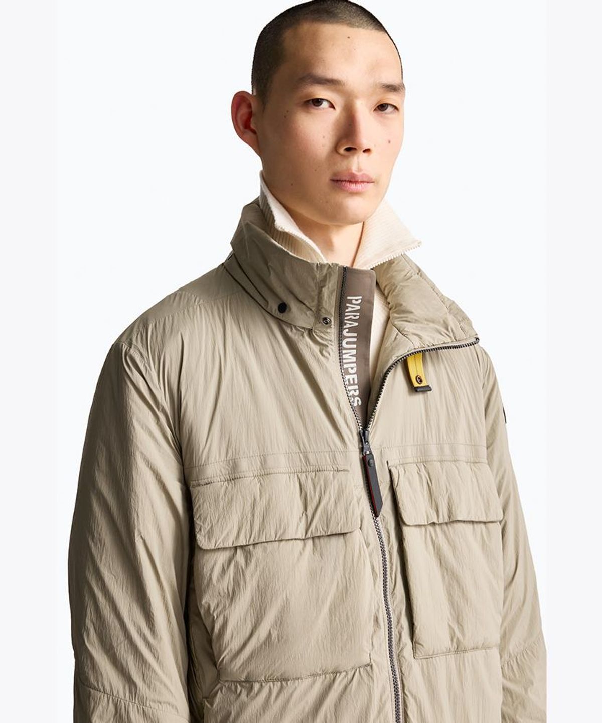 파라점퍼스(PARA JUMPERS) 남성 숏 재킷 아오이노-Muted Khaki - Slate Mud (26WMPMJKLB01PJB077)