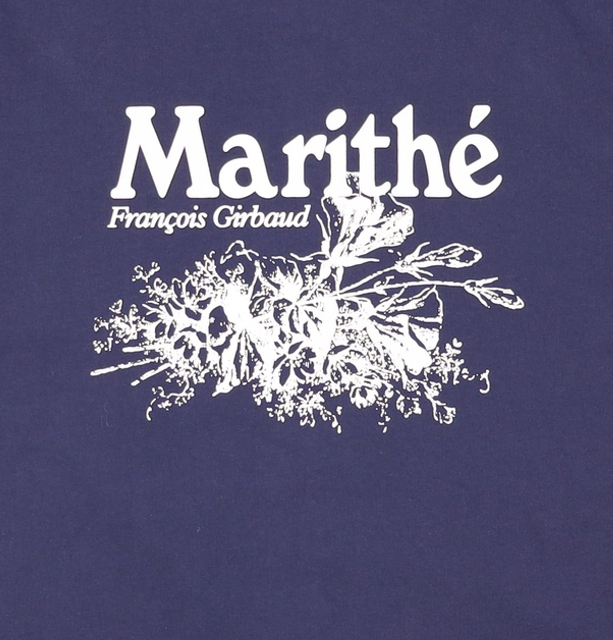 마리떼 프랑소와 저버(MARITHÉ + FRANҪOIS GIRBAUD) FLOWER TEE navy L