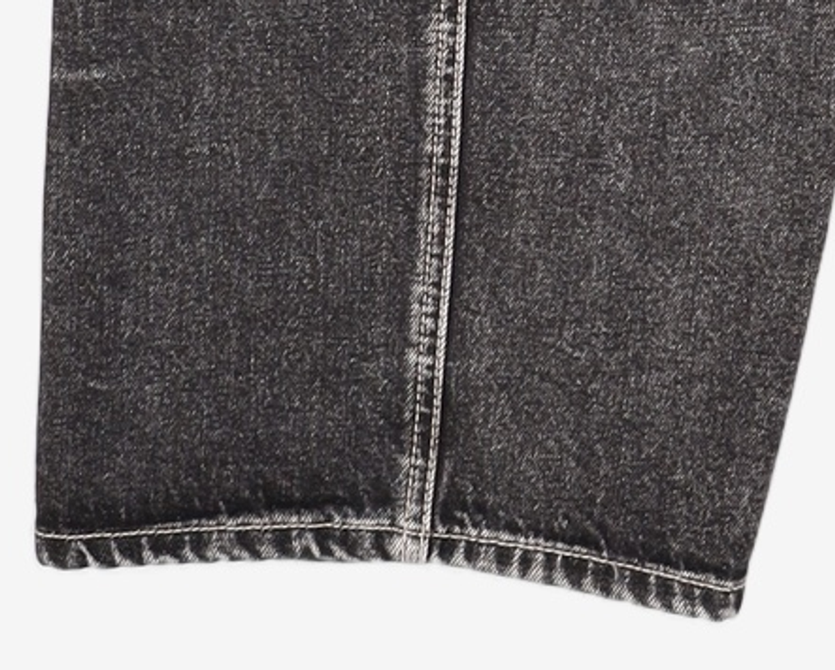 메종미네드(MAISON MINED) PINCH WIND DENIM PANTS BLACK 46