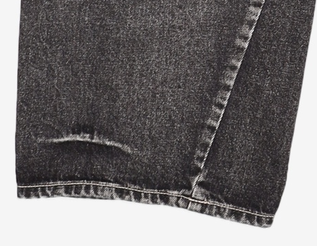 메종미네드(MAISON MINED) PINCH WIND DENIM PANTS BLACK 46