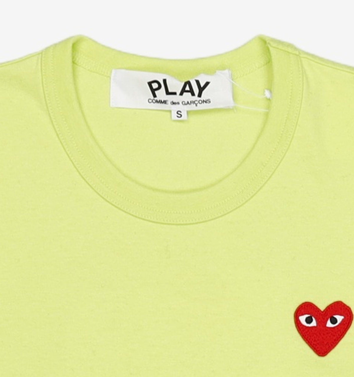 꼼데가르송 플레이(COMME DES GARCONS PLAY) 반소매 티셔츠 S