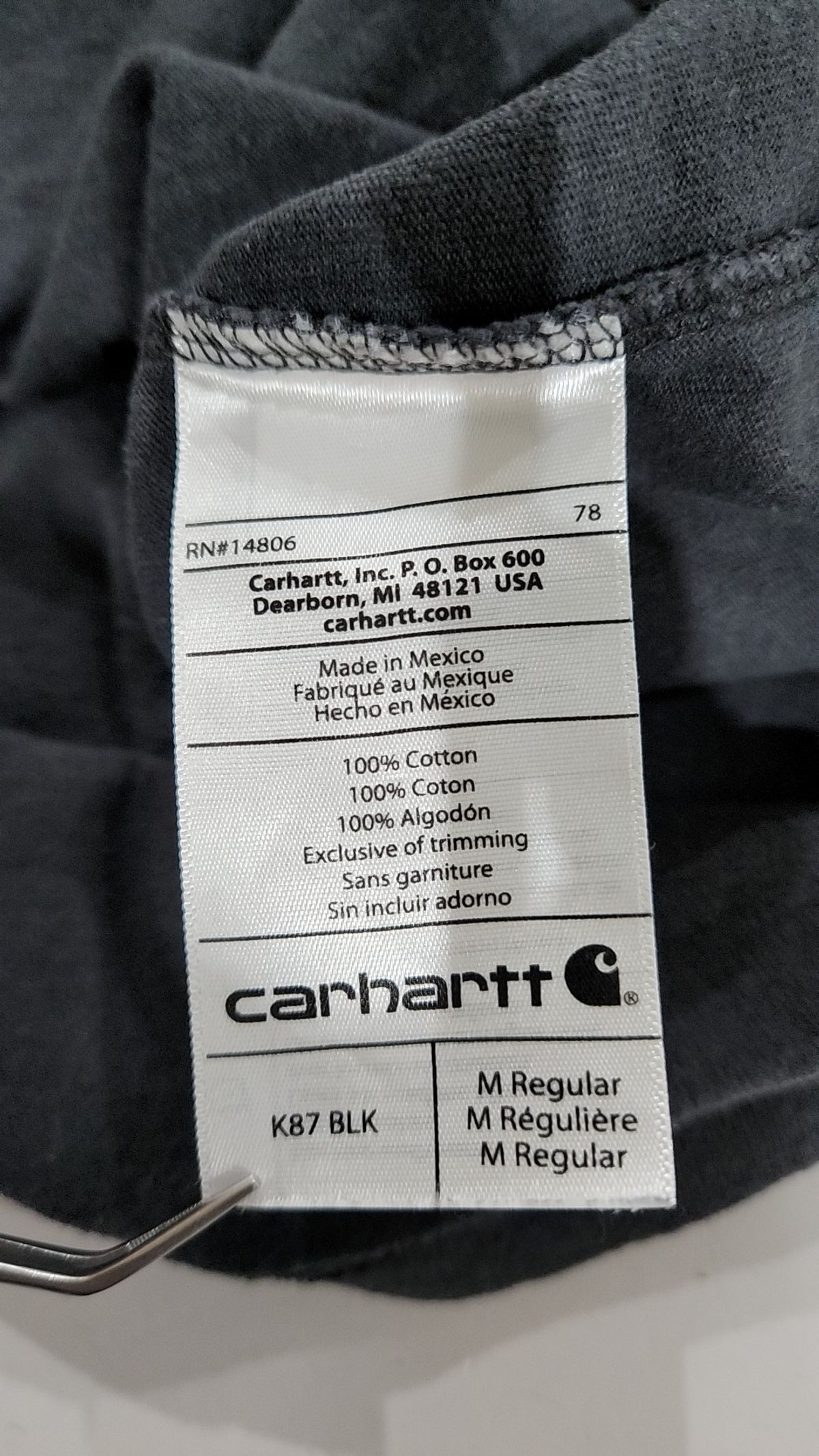칼하트(CARHARTT) 반소매 티셔츠 M