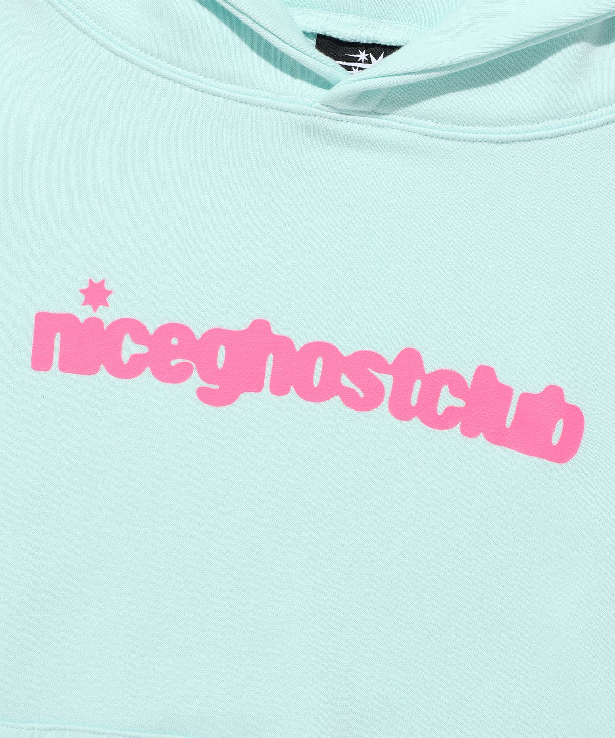 나이스고스트클럽(NICEGHOSTCLUB) NGC LOGO HOODIE_MINT(NG2GFUM403A)