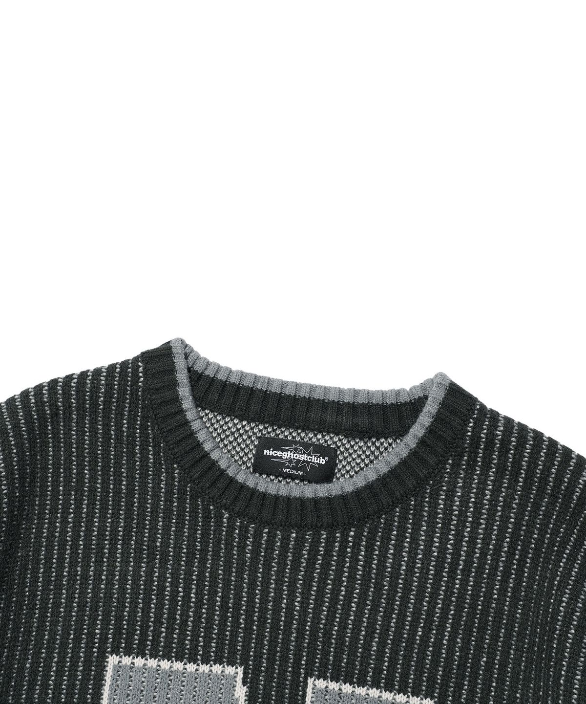 나이스고스트클럽(NICEGHOSTCLUB) BIG N KNIT_GREEN(NG2GFUK601A)