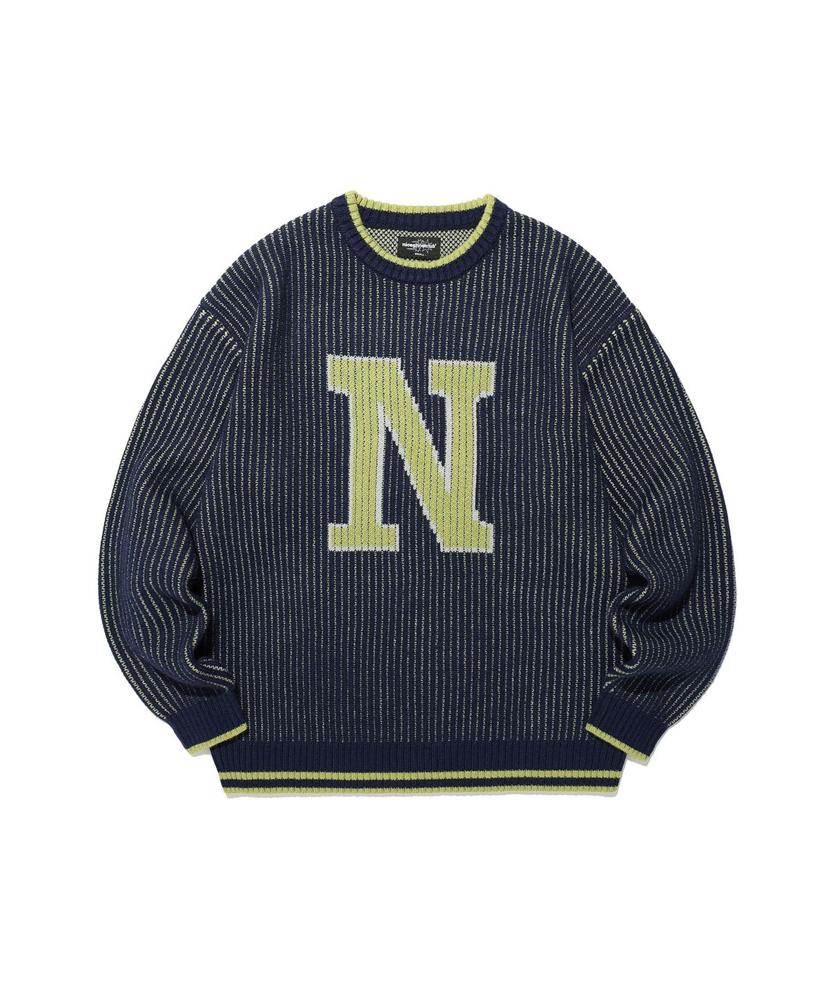 나이스고스트클럽(NICEGHOSTCLUB) BIG N KNIT_NAVY(NG2GFUK601A)