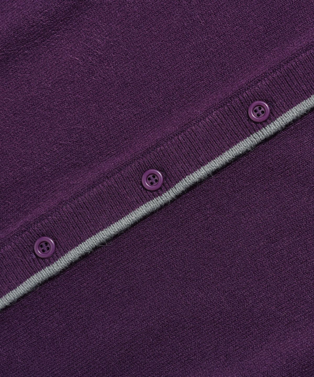나이스고스트클럽(NICEGHOSTCLUB) TRIM LINE CARDIGAN_PURPLE(NG2GFFK681A)