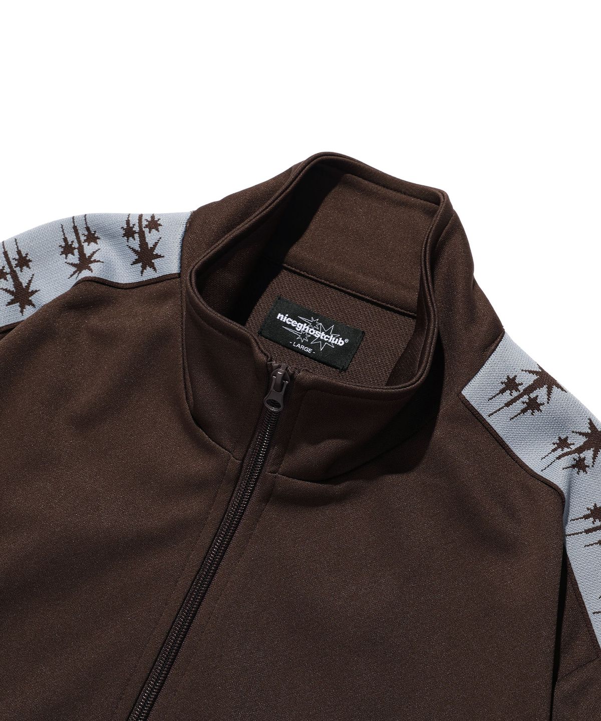 나이스고스트클럽(NICEGHOSTCLUB) GLORY TRACK JERSEY JACKET_BROWN(NG2GFUJ240A)