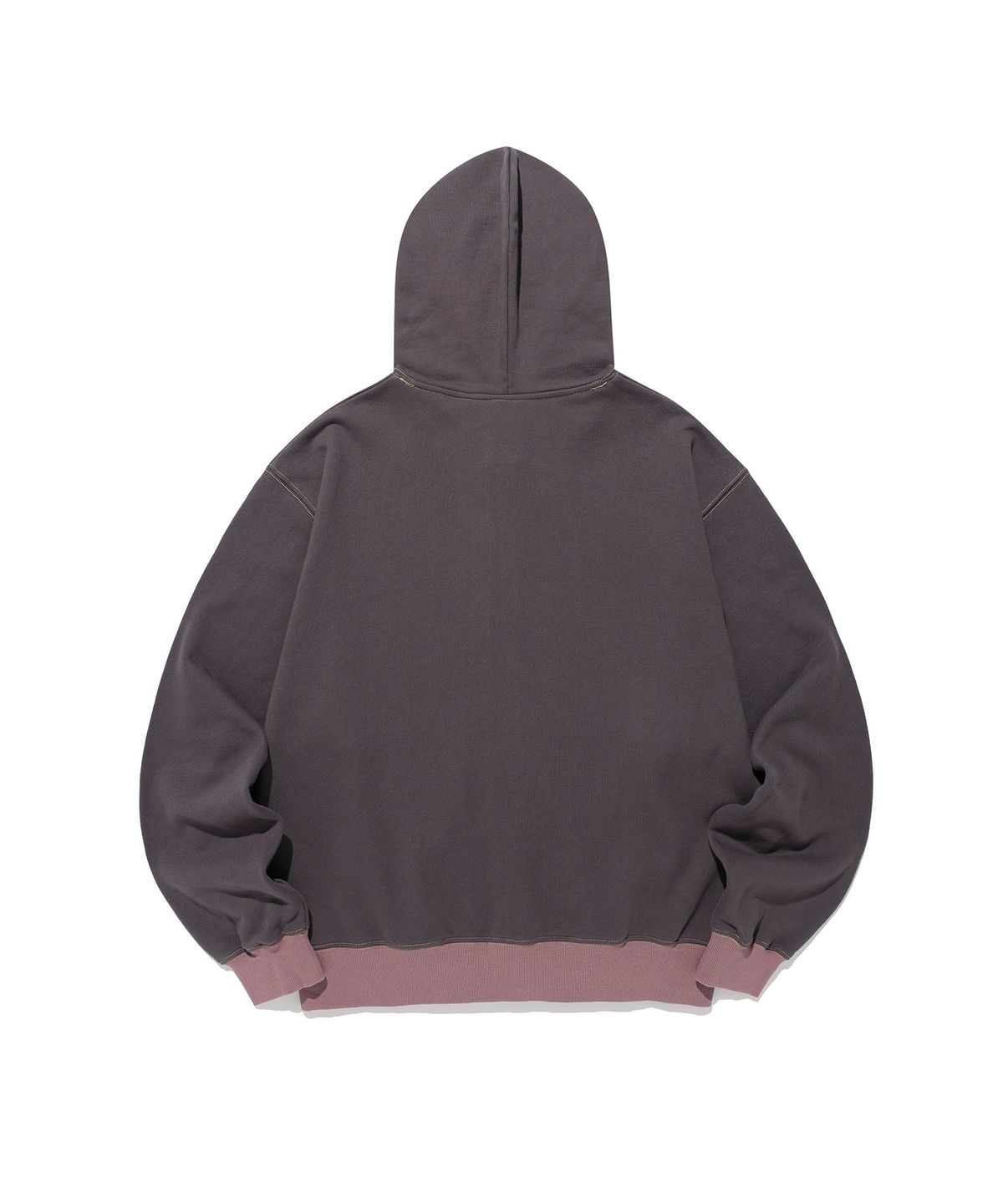 나이스고스트클럽(NICEGHOSTCLUB) COLLEGE LOGO HOODIE ZIP UP_PURPLE(NG2GFUM485A)