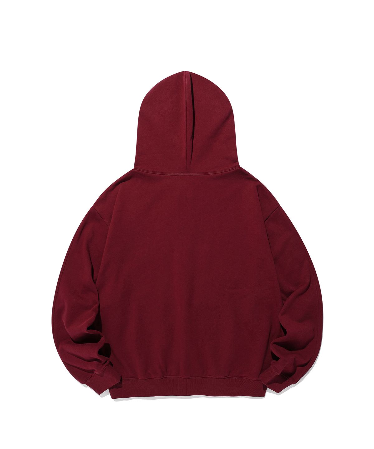 나이스고스트클럽(NICEGHOSTCLUB) NGC LOGO HOODIE ZIP UP_BURGUNDY(NG2GFUM486A)