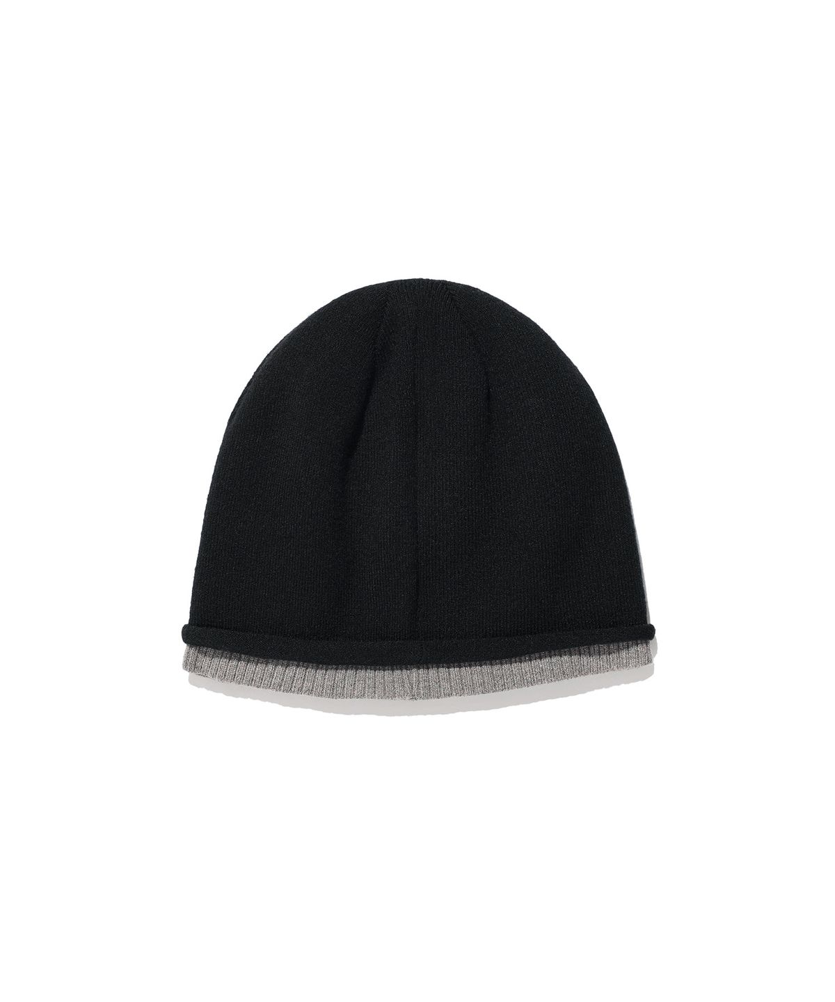 나이스고스트클럽(NICEGHOSTCLUB) LAYERED KNIT BEANIE_BLACK(NG2GFUAB21A)