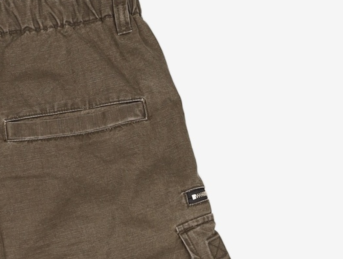 기철(KICHUL) Vintage Zip Cargo Balloon Pants (Washed Khaki) M
