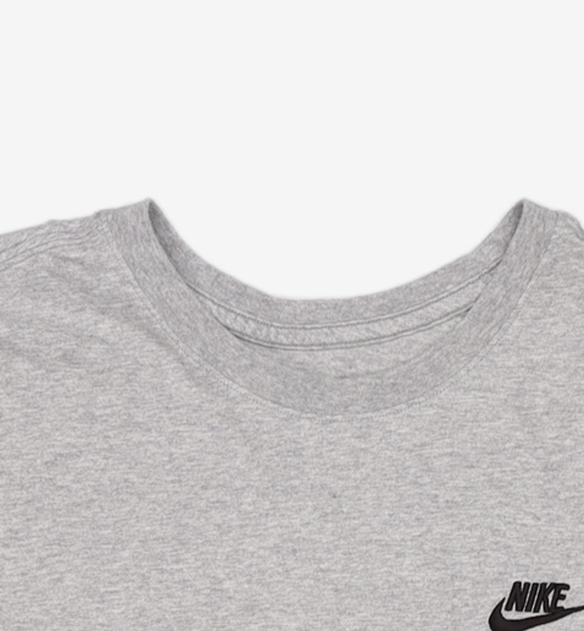 나이키(NIKE) 스포츠웨어 클럽 티셔츠 M - 다크 그레이 헤더:블랙 / AR4999-064 110
