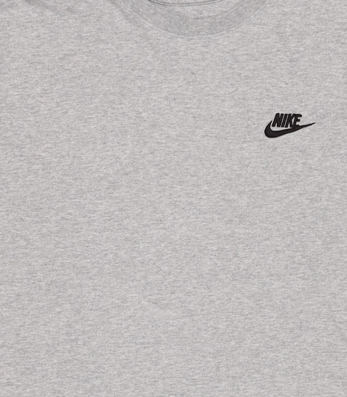 나이키(NIKE) 스포츠웨어 클럽 티셔츠 M - 다크 그레이 헤더:블랙 / AR4999-064 110