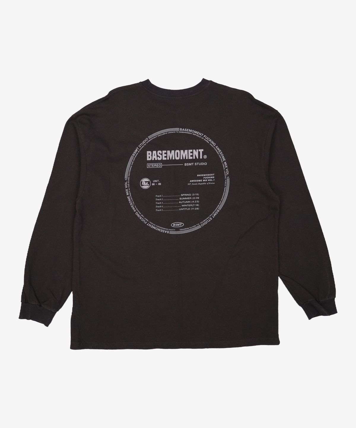 베이스모먼트(BASEMOMENT) 긴소매 티셔츠 FREE