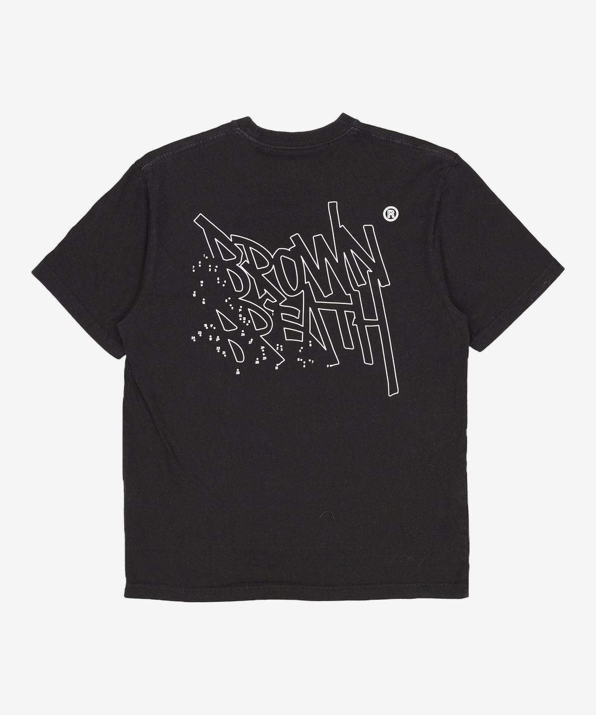 브라운브레스(BROWNBREATH) CONNECT TAG TEE - BLACK S