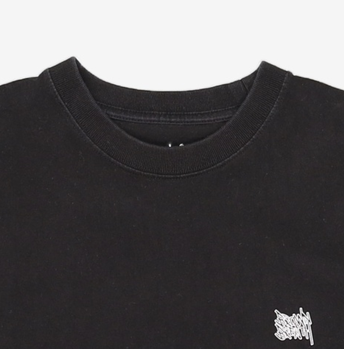 브라운브레스(BROWNBREATH) CONNECT TAG TEE - BLACK S