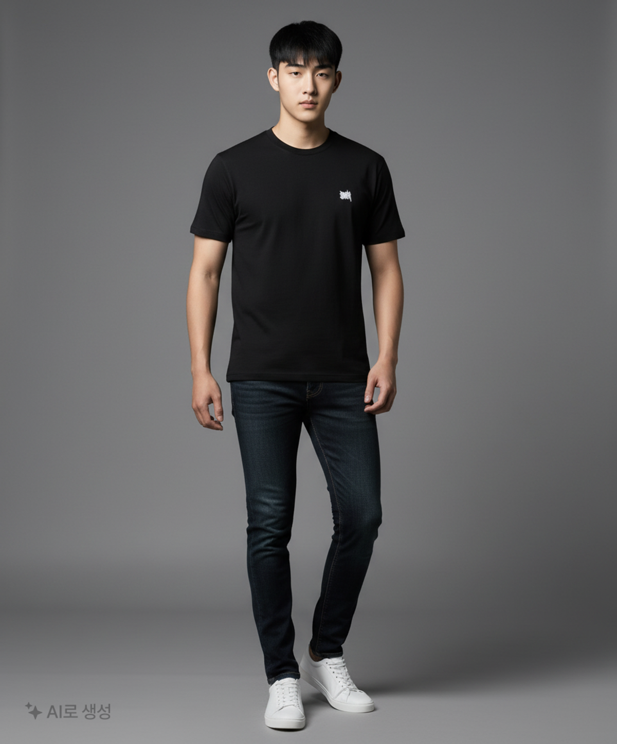 브라운브레스(BROWNBREATH) CONNECT TAG TEE - BLACK S