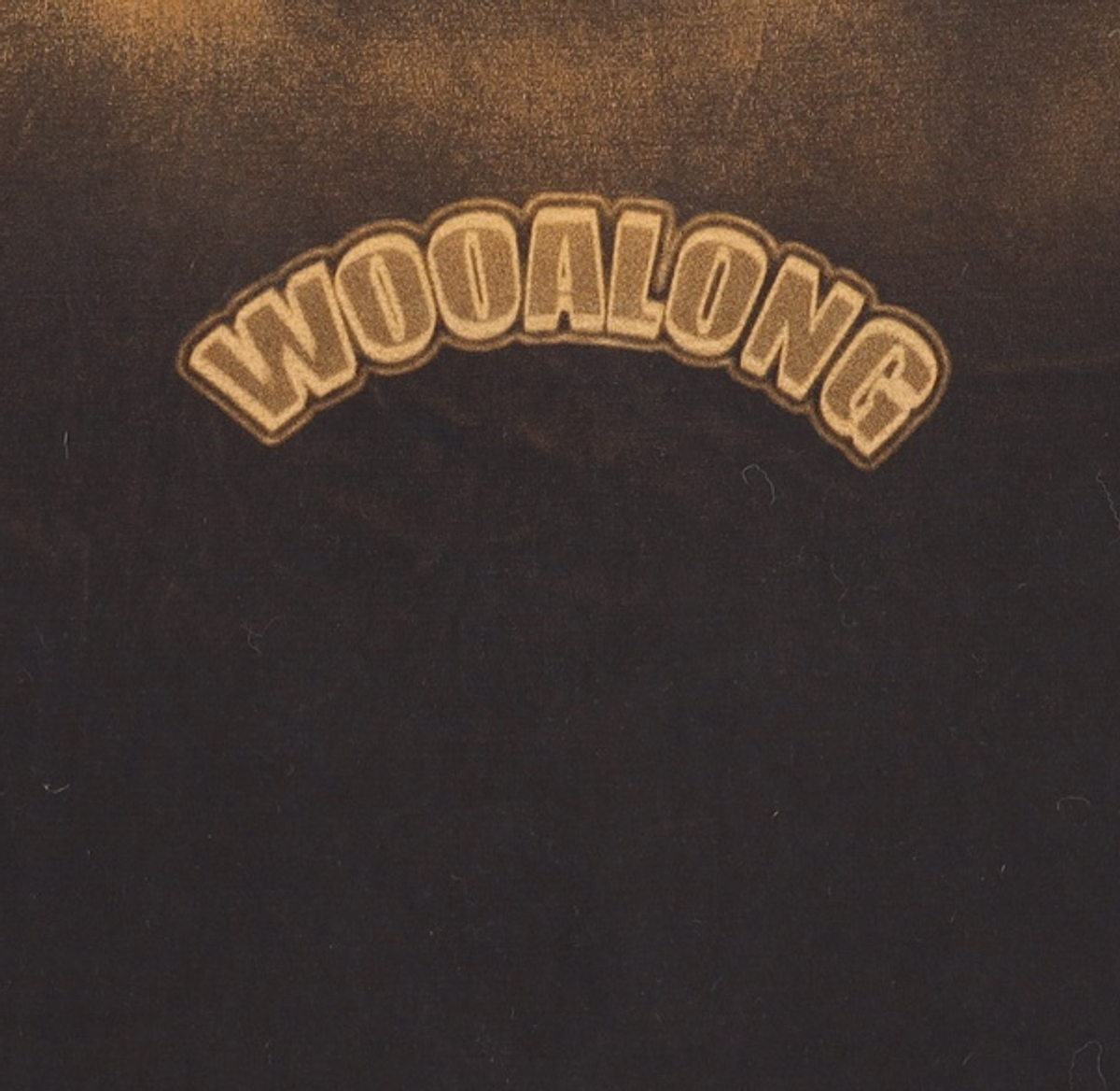 우알롱(WOOALONG) Lettering graphic vintage washing T-shirts - BLACK M