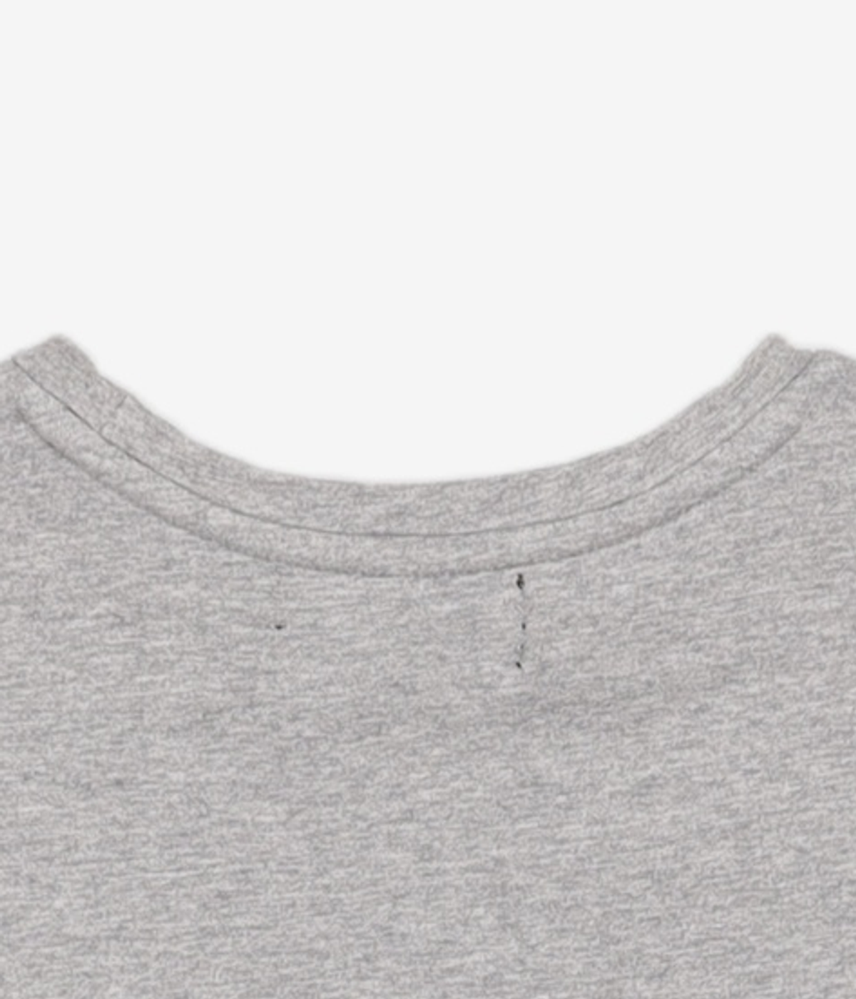 유희(YOUHEE) LETTERING T-SHIRT MELANGE GREY FREE