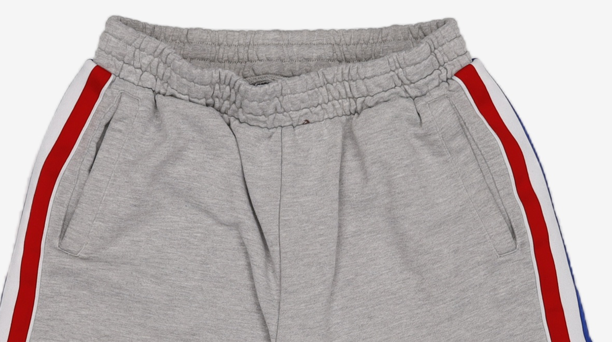론즈데일(LONSDALE) 옆선 테이프 저지 5부 팬츠 멜란지그레이 LMBPT211MMGY 32