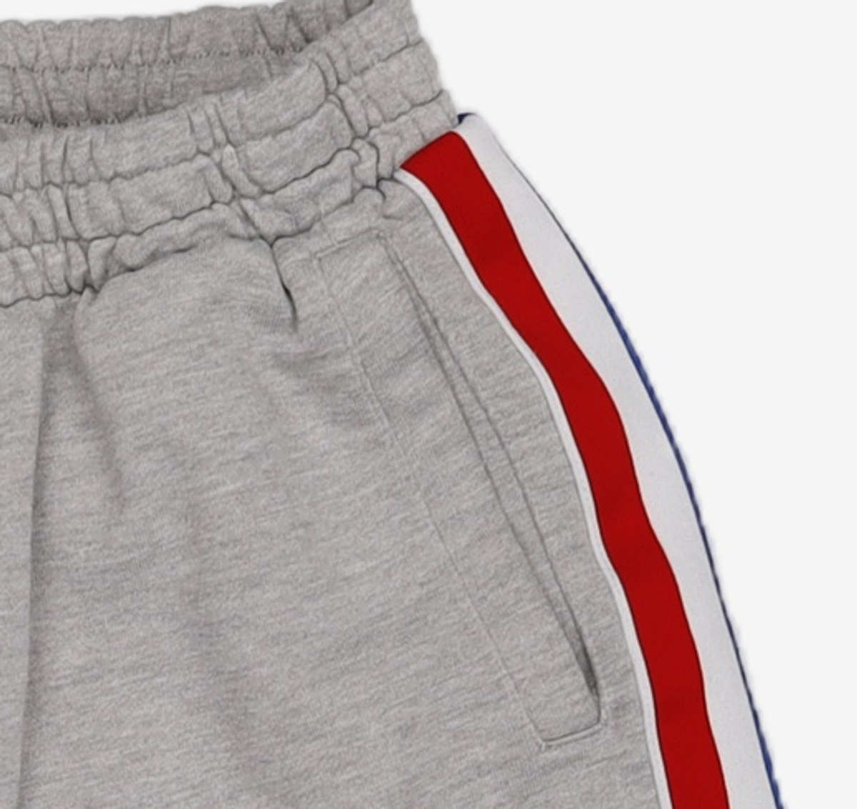 론즈데일(LONSDALE) 옆선 테이프 저지 5부 팬츠 멜란지그레이 LMBPT211MMGY 32