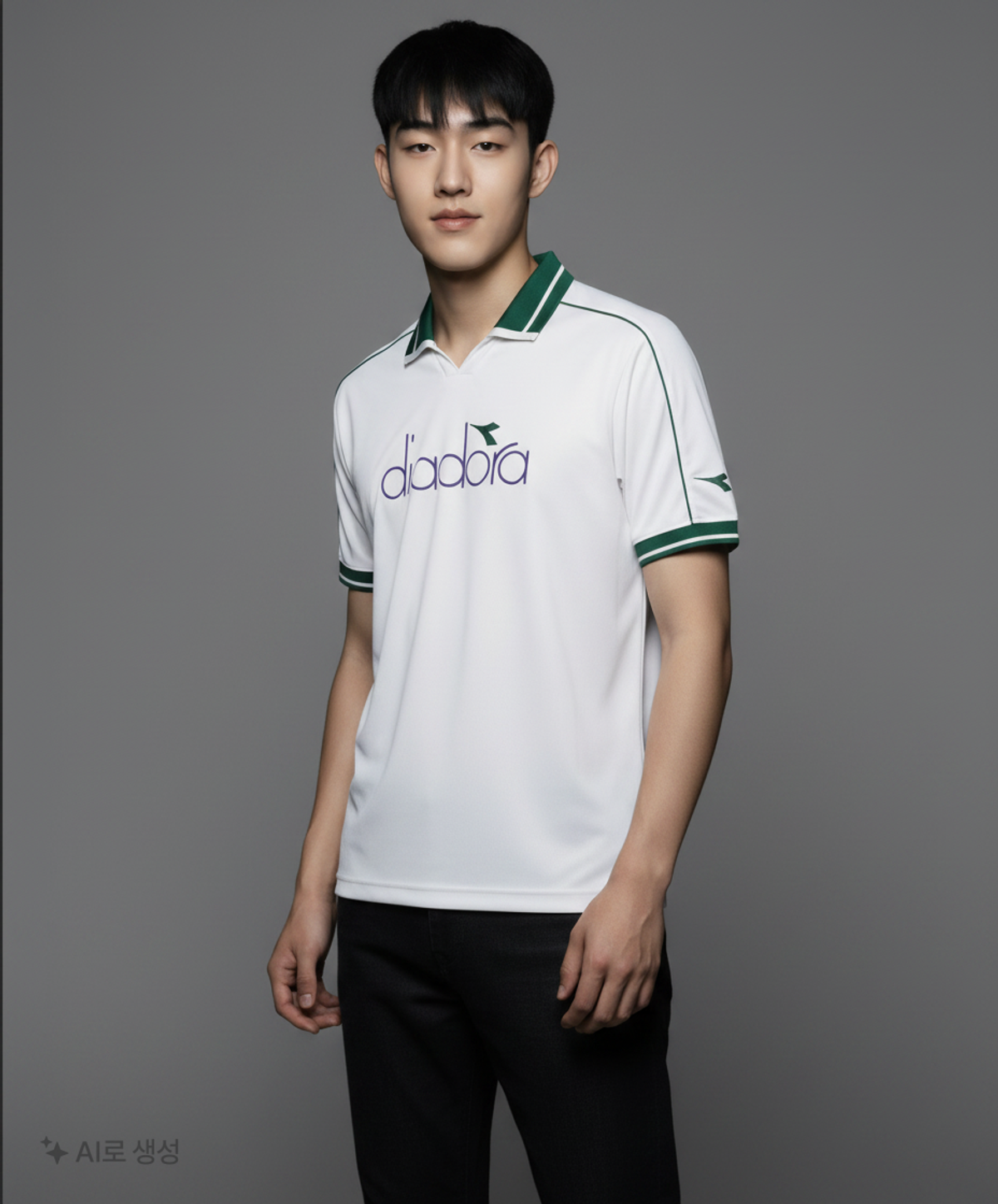 디아도라(diadora) 테니스 퍼포먼스 에센셜 카라티셔츠 WHITE M