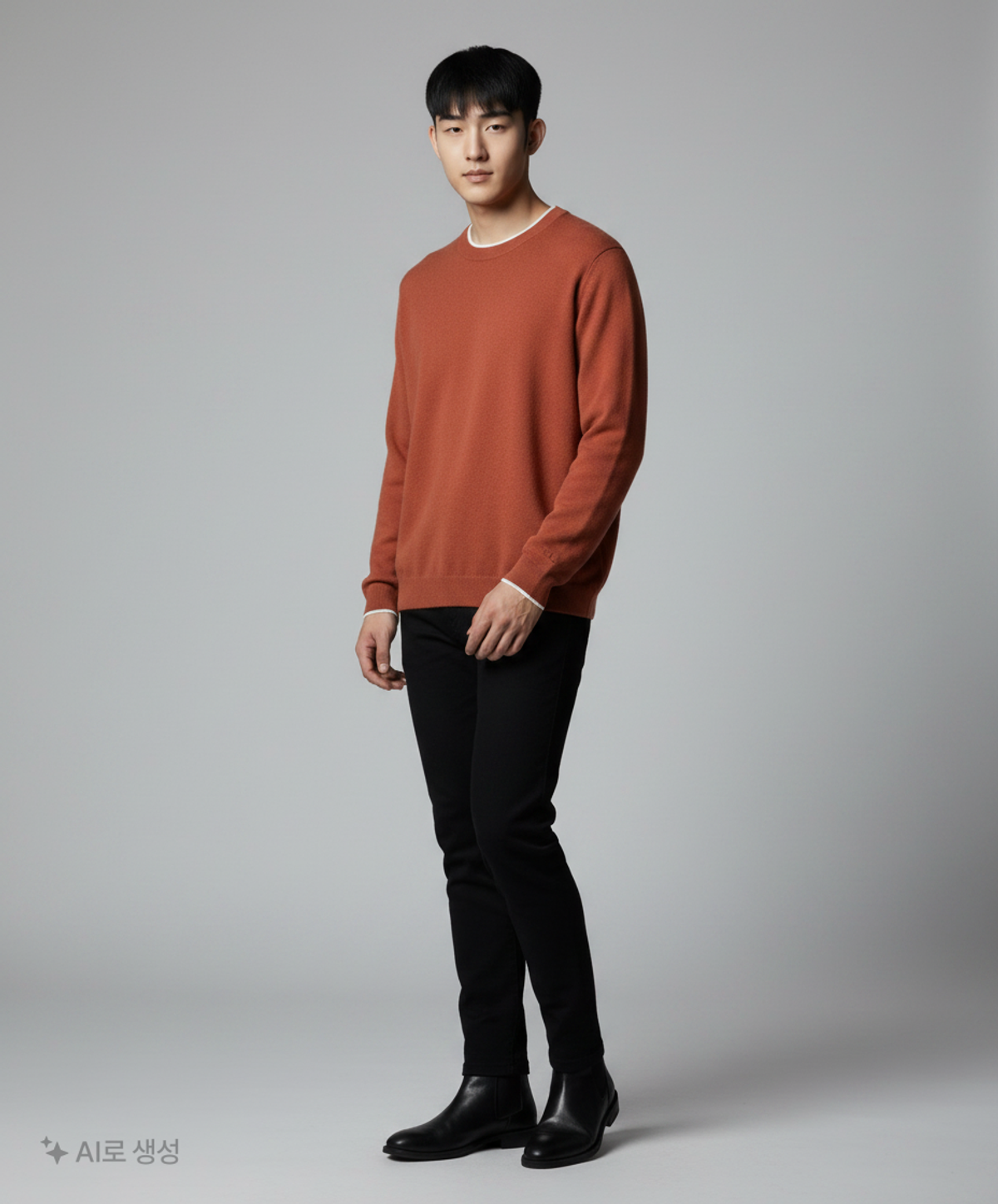 더블유엠엘(WML) 소매 배색 오버핏 스웨터 (BC)_NNA4ER1991BC L