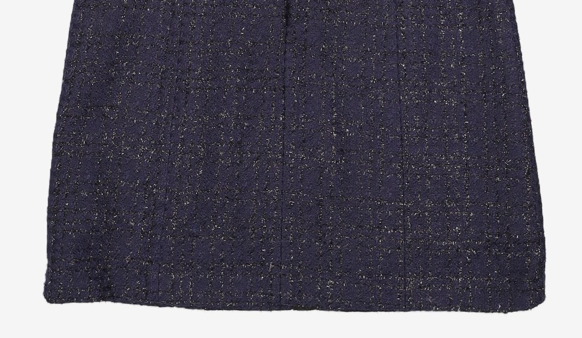 룩캐스트(LOOKAST) 네이비 에이미 트위드 드레스 / NAVY AMY TWEED DRESS M
