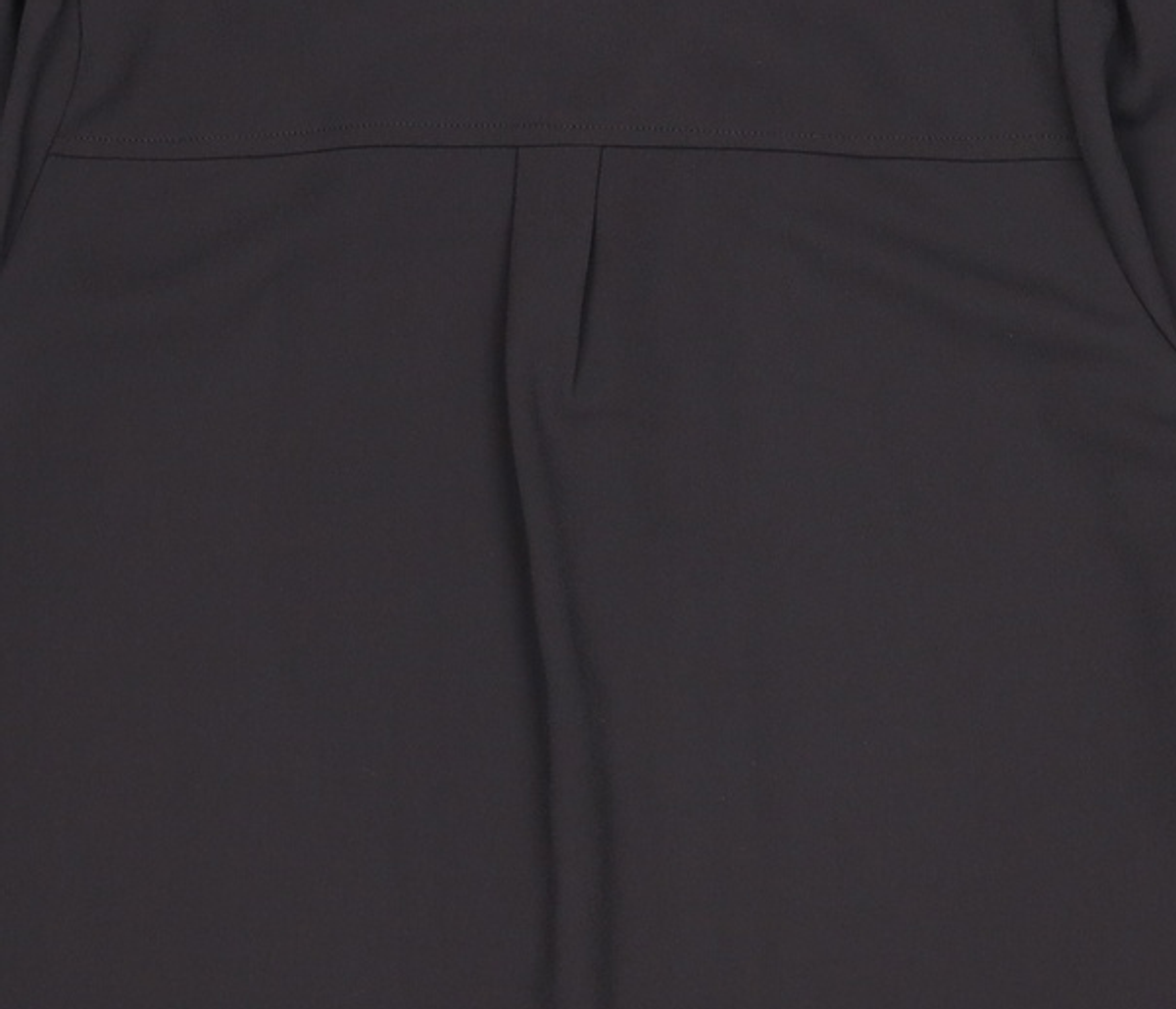 엽페(YUPPE) ROUND SHIRRING SHIRT_BLACK FREE