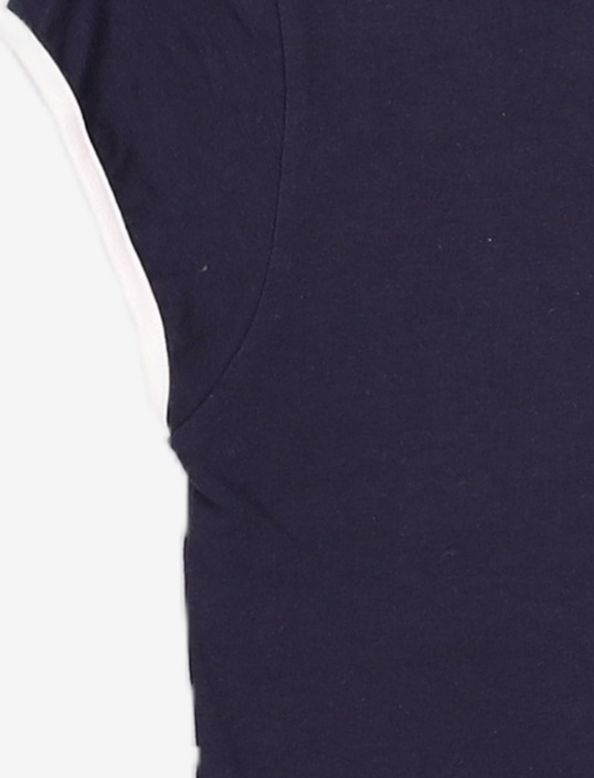 어몽(AMONG) A MINI FLOWER SEED BOAT NECK T_NAVY S