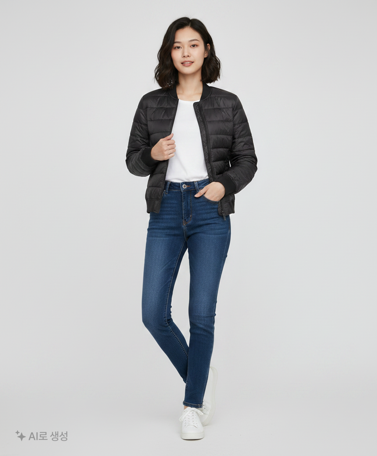 유니클로(UNIQLO) 숏 패딩/숏 헤비 아우터 L