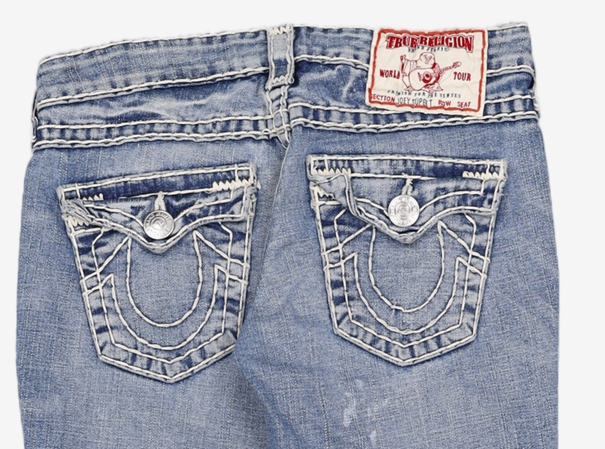 트루릴리젼(TRUERELIGION) 청/데님 팬츠 27