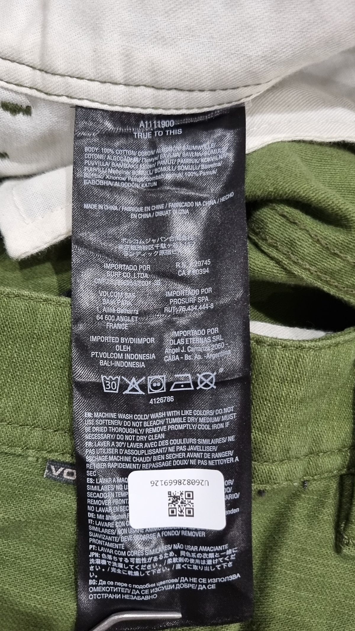 볼컴(VOLCOM) GRITTER CARGO PANTS (CAMOUFLAGE) 30