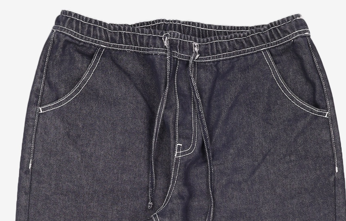 데케트(DECET) Comfortable Banding Denim Pants DCPT025CPIndigo L
