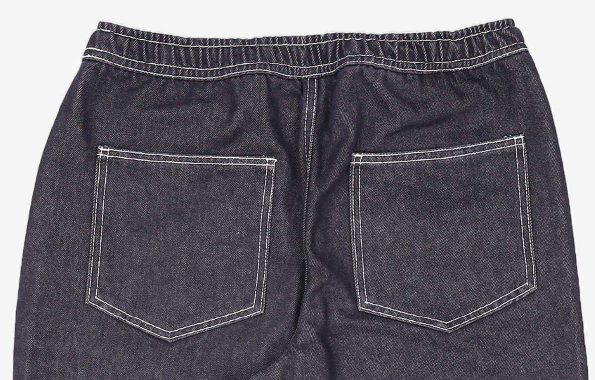 데케트(DECET) Comfortable Banding Denim Pants DCPT025CPIndigo L