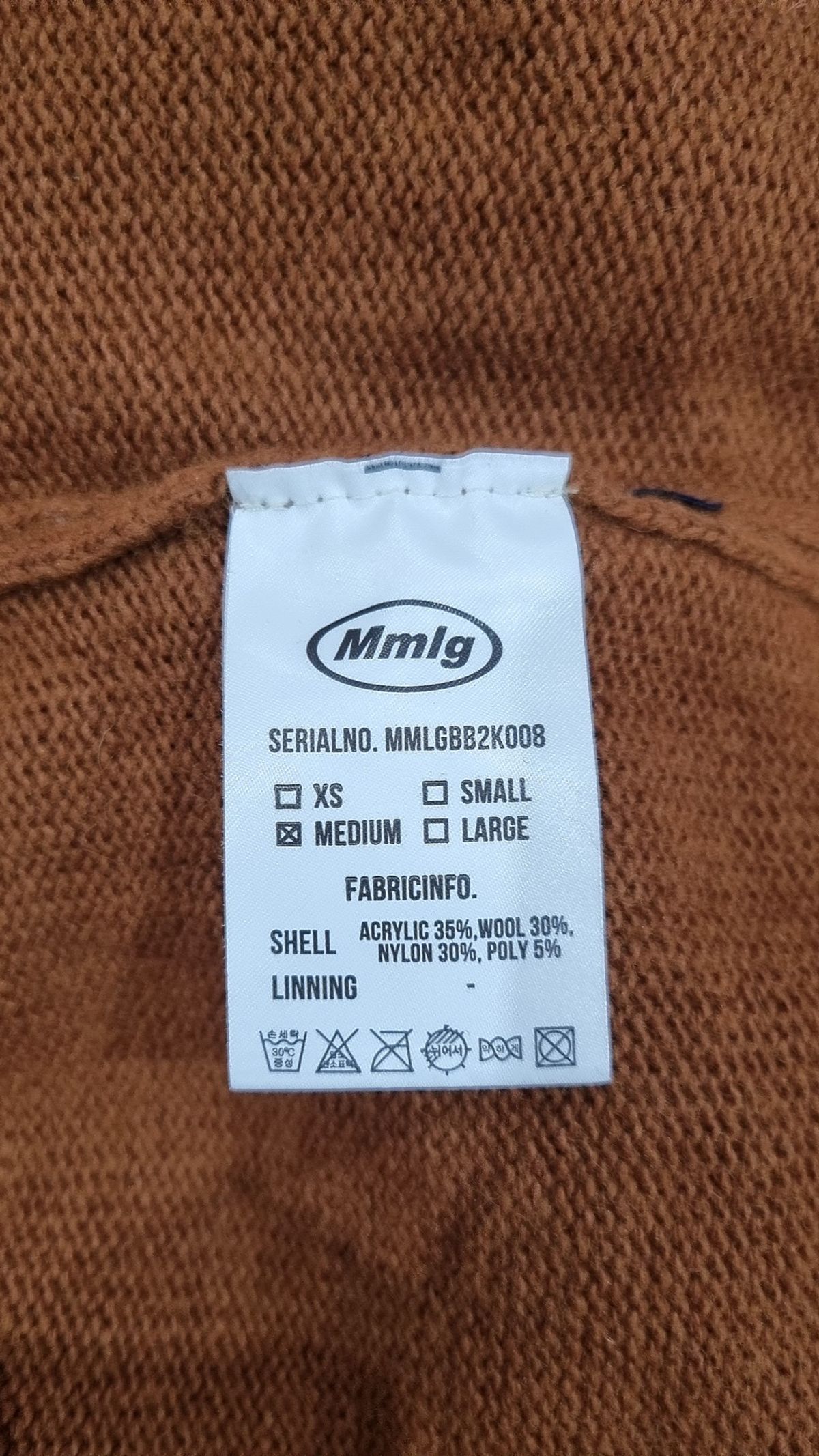 엠엠엘지(MMLG) [Mmlg] 1987 KNIT (INTARSIA) (CARAMEL BROWN) M