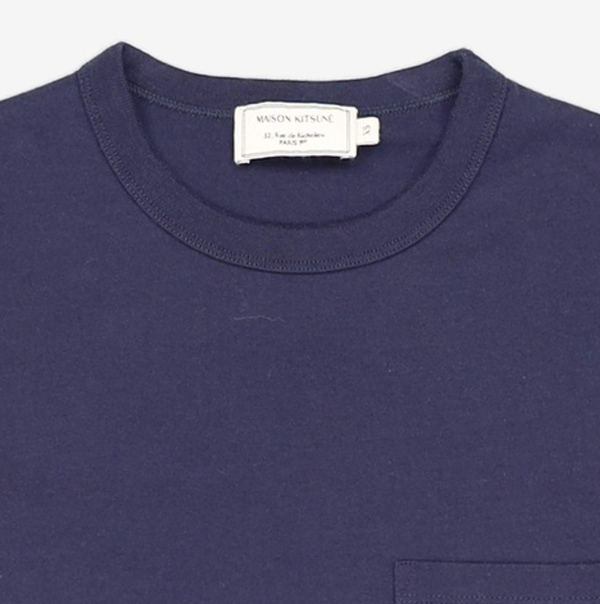 메종 키츠네(MAISON KITSUNE) 22SS 트리컬러 폭스 티셔츠 FM00120KJ0010 XS