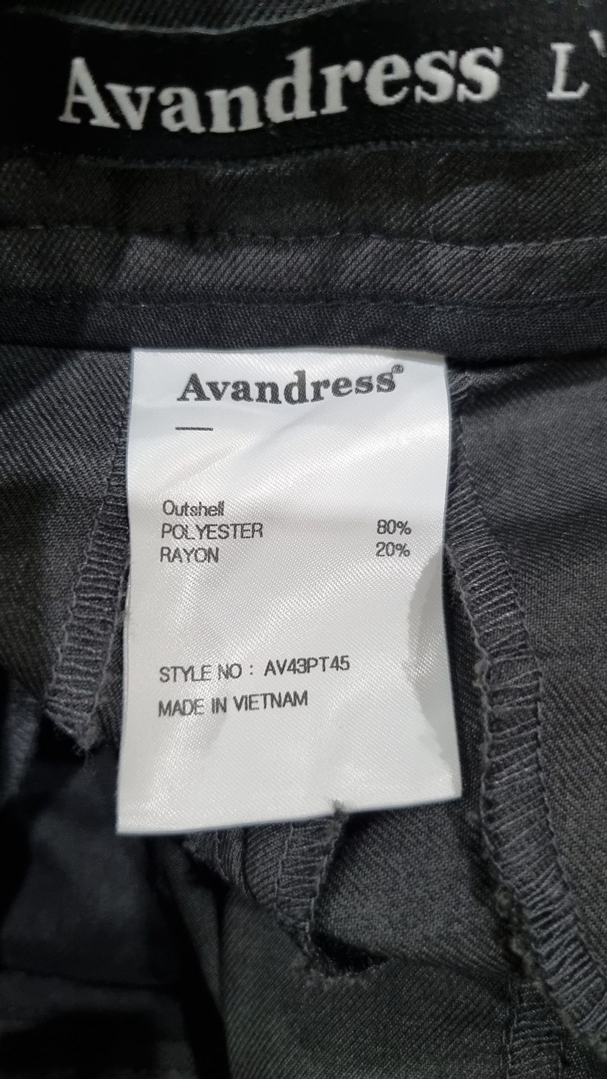 어반드레스(AVANDRESS) Semi Bootscut Slacks 102 GREY L